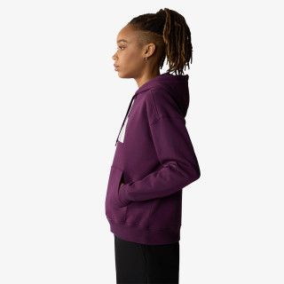 THE NORTH FACE KAPUCAR W LIGHT DREW PEAK HOODIE-EU BLACK CURRAN 