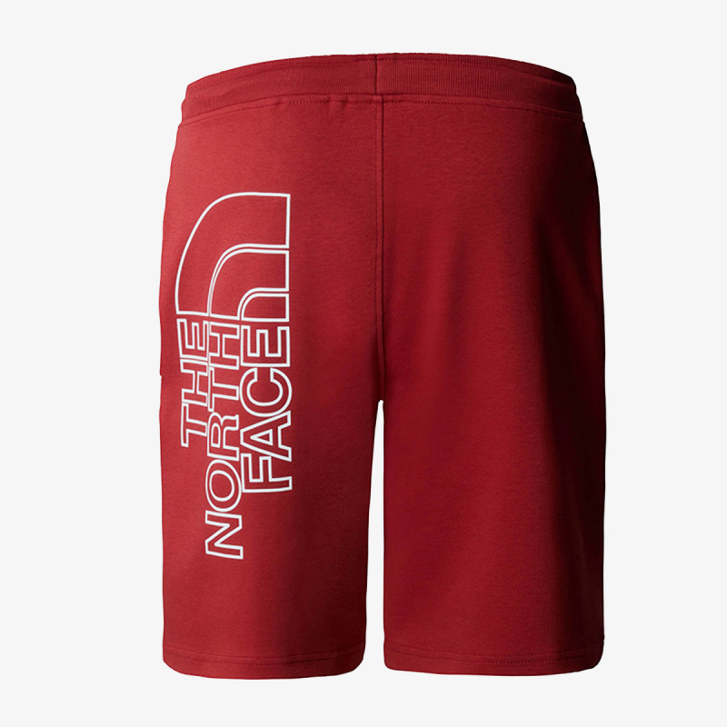THE NORTH FACE KRATKE HLAČE M GRAPHIC SHORT LIGHT-EU IRON RED 