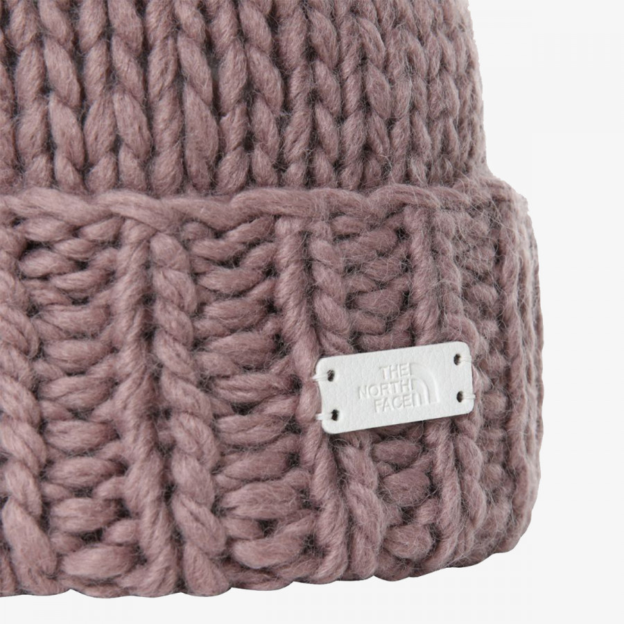 THE NORTH FACE KAPE COZIEST BEANIE TWILIGHT MAUVE