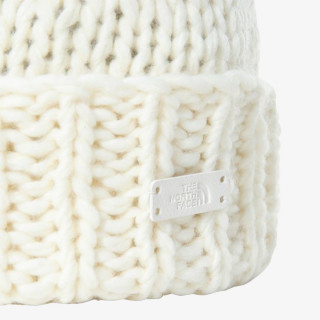 THE NORTH FACE KAPE COZIEST BEANIE GARDENIA WHITE 