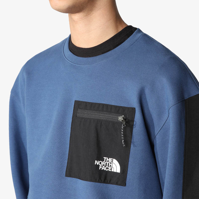 THE NORTH FACE Pulover M TNF TECH CREW SHADY BLUE 