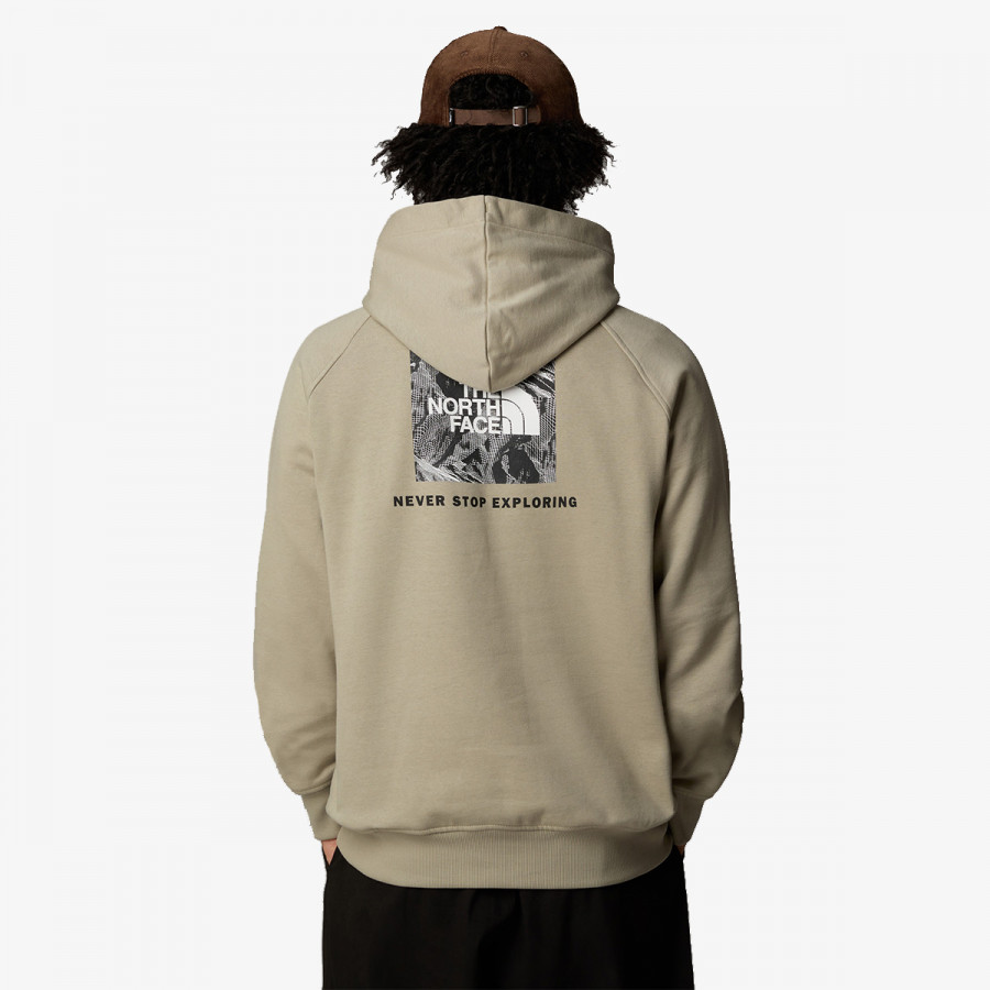 THE NORTH FACE KAPUCAR M RAGLAN REDBOX HOODIE GRAPHIC INFILL 