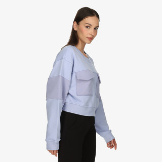 THE NORTH FACE KAPUCAR W TERRY OVERSIZED CROPPED CREW 