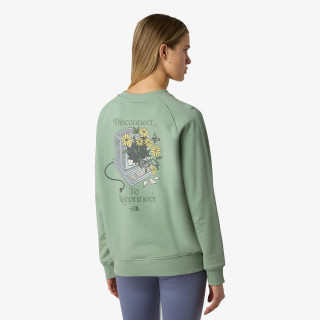 THE NORTH FACE KAPUCAR W CONNECT RELAXED CREW SWEATSHIRT-GRAPHI