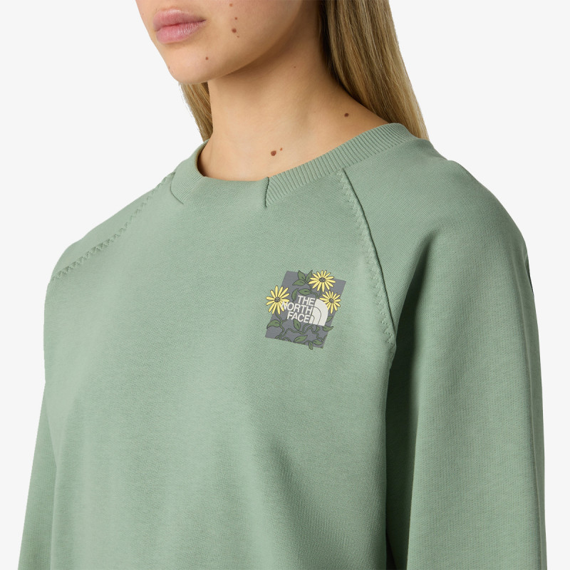 THE NORTH FACE KAPUCAR W CONNECT RELAXED CREW SWEATSHIRT-GRAPHI