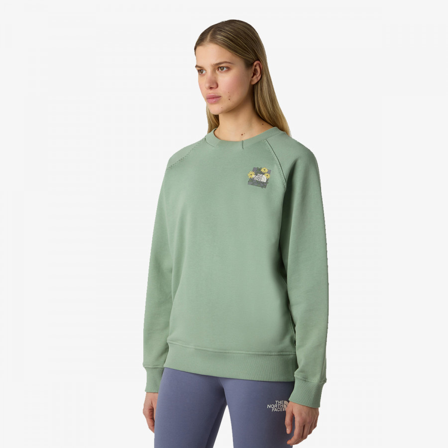 THE NORTH FACE KAPUCAR W CONNECT RELAXED CREW SWEATSHIRT-GRAPHI
