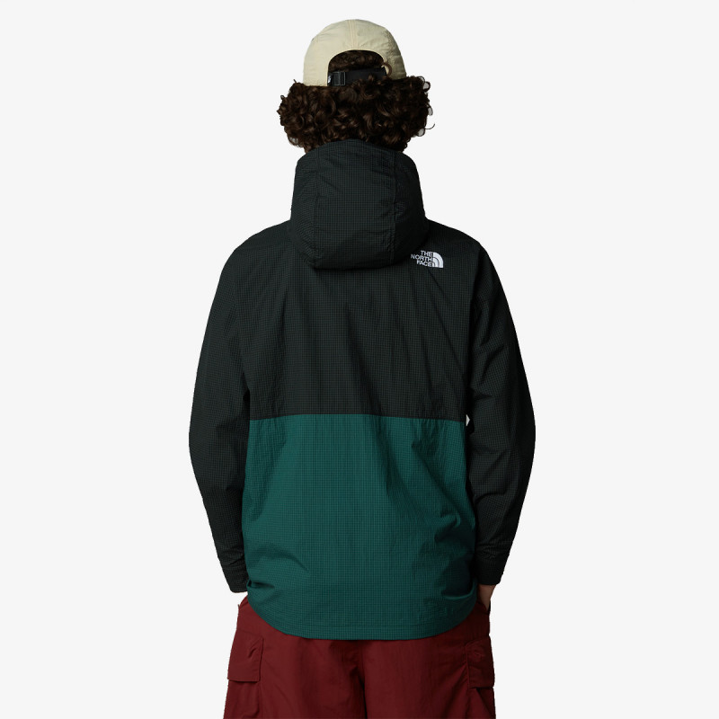 THE NORTH FACE JAKNA U ERSA WIND ANORAK Deep Nori-TNF Black 
