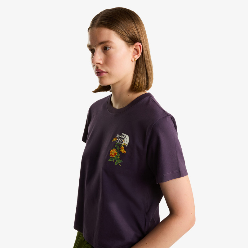 THE NORTH FACE KRATKA MAJICA FLORA EMBRO REGULAR SHORT SLEEVE TEE-G 