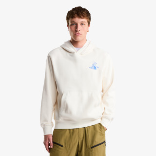 THE NORTH FACE KAPUCAR U MOUNTAIN CELEBRATION RELAXED HOODIE-GR 