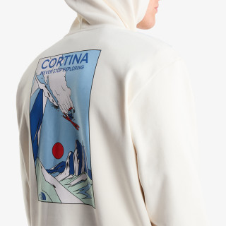 THE NORTH FACE KAPUCAR U MOUNTAIN CELEBRATION RELAXED HOODIE-GR 