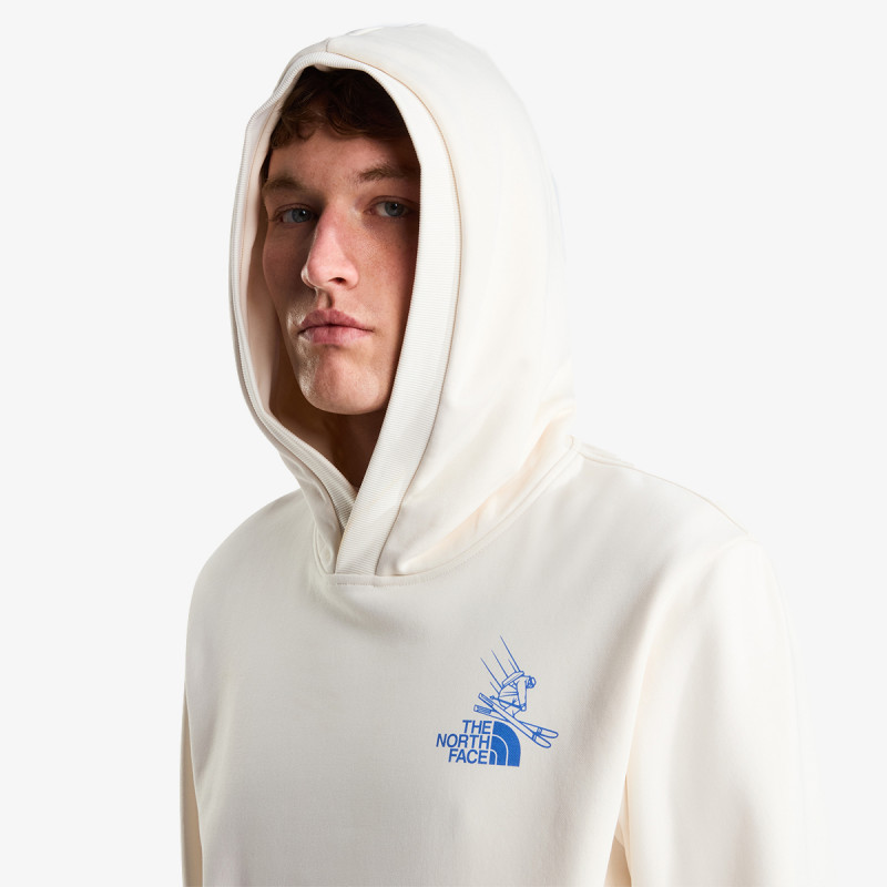 THE NORTH FACE KAPUCAR U MOUNTAIN CELEBRATION RELAXED HOODIE-GR 