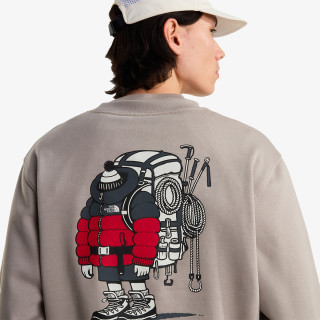 THE NORTH FACE KRATKA MAJICA U GEAR UP GET OUT RLX CREW-GRAPHIC 
