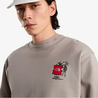 THE NORTH FACE KRATKA MAJICA U GEAR UP GET OUT RLX CREW-GRAPHIC 
