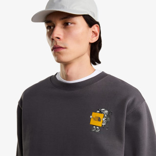 THE NORTH FACE KAPUCAR U GEAR UP GET OUT RLX CREW-GRAPHIC 