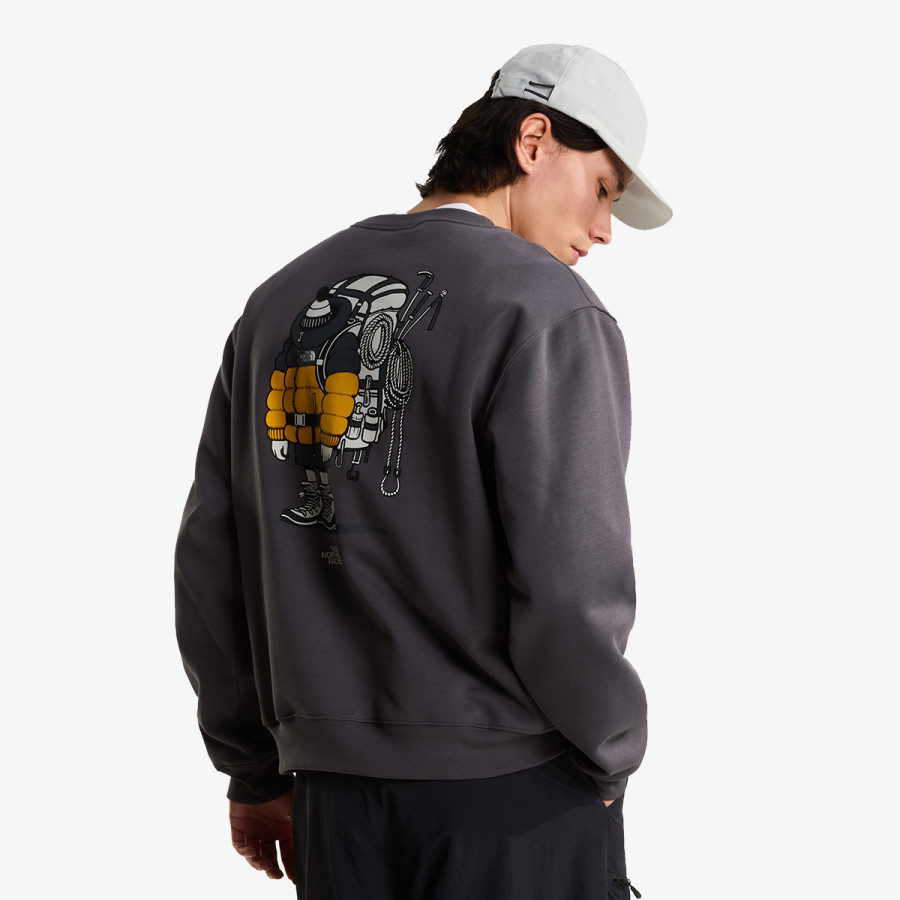THE NORTH FACE KAPUCAR U GEAR UP GET OUT RLX CREW-GRAPHIC 
