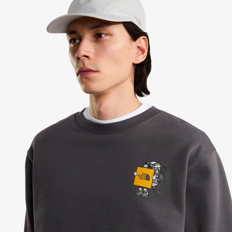 THE NORTH FACE KAPUCAR U GEAR UP GET OUT RLX CREW-GRAPHIC 