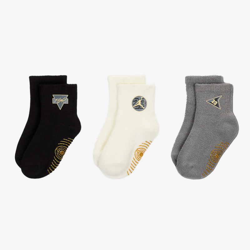 JORDAN Nogavice JHB SEE ME SHINE 3PK GRIPPER 