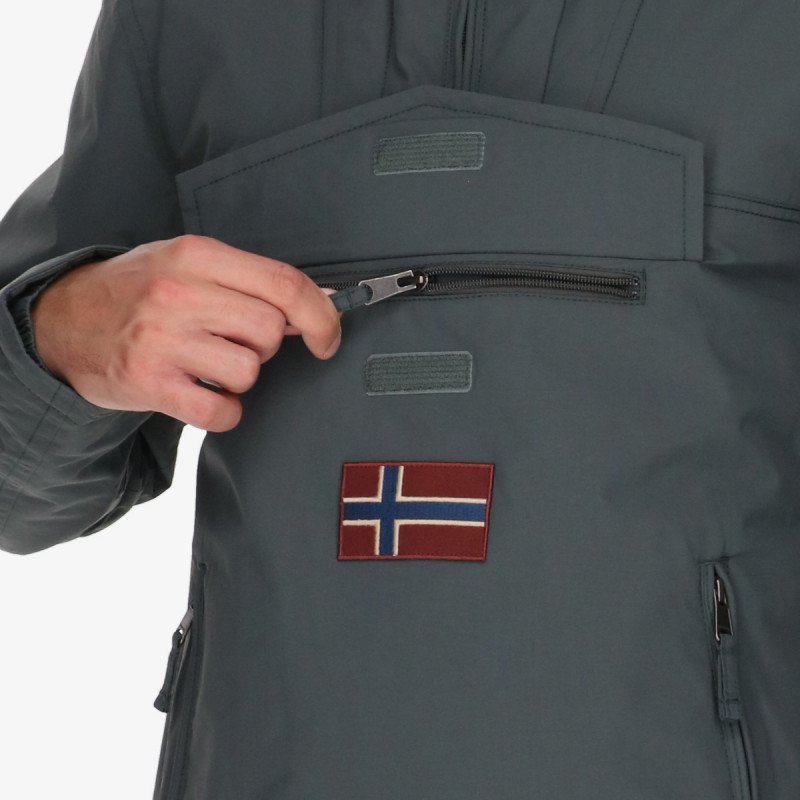 NAPAPIJRI JAKNA RAINFOREST POCKET 2 G1S GREEN URBAN 