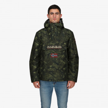 NAPAPIJRI JAKNA RAINFOREST PKT PRT 2 CAMO GREEN FBN 