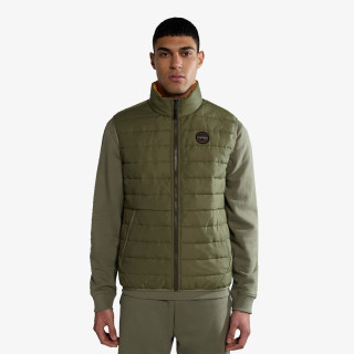 NAPAPIJRI BREZROKAVNIK ACALMAR VEST 6 GAE GREEN LICHEN 