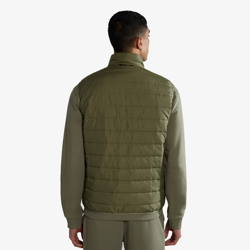 NAPAPIJRI BREZROKAVNIK ACALMAR VEST 6 GAE GREEN LICHEN 