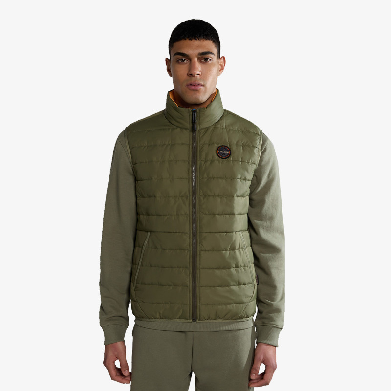 NAPAPIJRI BREZROKAVNIK ACALMAR VEST 6 GAE GREEN LICHEN 