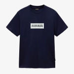 NAPAPIJRI KRATKA MAJICA S-BOX LOGO SS 176 BLU MARINE 