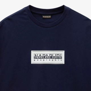 NAPAPIJRI KRATKA MAJICA S-BOX LOGO SS 176 BLU MARINE 