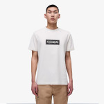 NAPAPIJRI KRATKA MAJICA S-BOX LOGO SS N1A WHITE WHISPER 