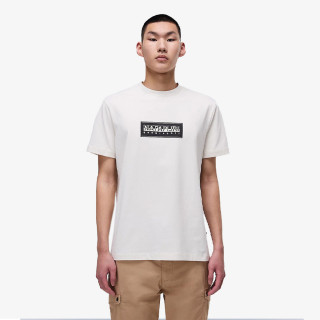 NAPAPIJRI KRATKA MAJICA S-BOX LOGO SS N1A WHITE WHISPER 
