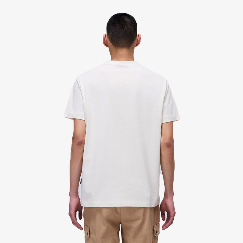 NAPAPIJRI KRATKA MAJICA S-BOX LOGO SS N1A WHITE WHISPER 