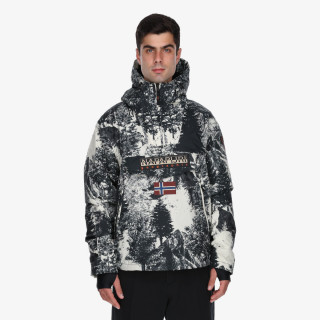 NAPAPIJRI JAKNA RAINFOREST NEXT AOP F9O AOP DET TR F9O 