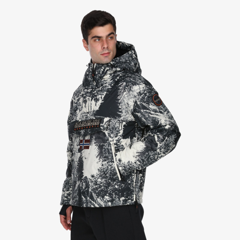 NAPAPIJRI JAKNA RAINFOREST NEXT AOP F9O AOP DET TR F9O 
