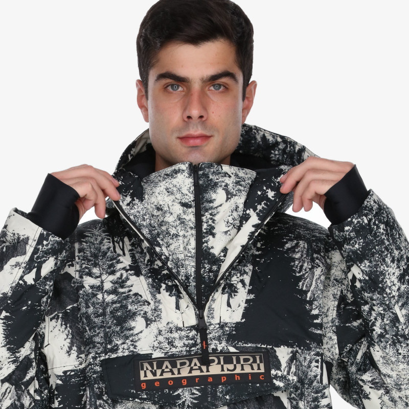 NAPAPIJRI JAKNA RAINFOREST NEXT AOP F9O AOP DET TR F9O 