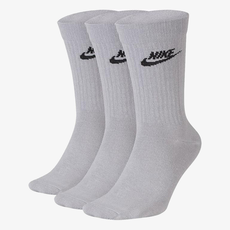 NIKE Nogavice U NK NSW EVERYDAY ESSENTIAL CREW 3PR 