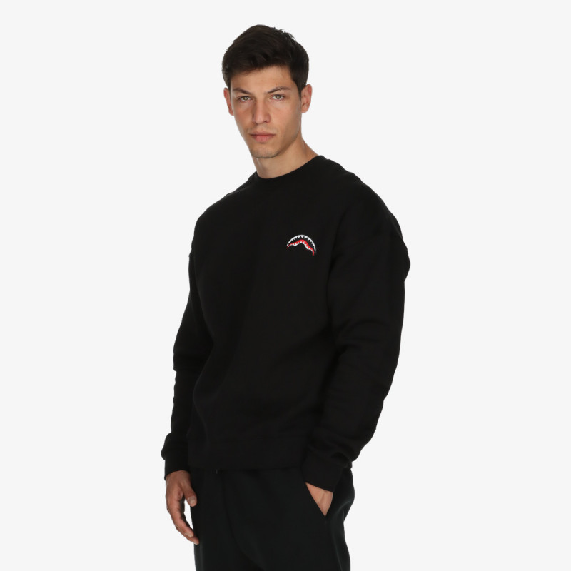 SPRAYGROUND KAPUCAR BLOCK PARTY CREWNECK BLK 