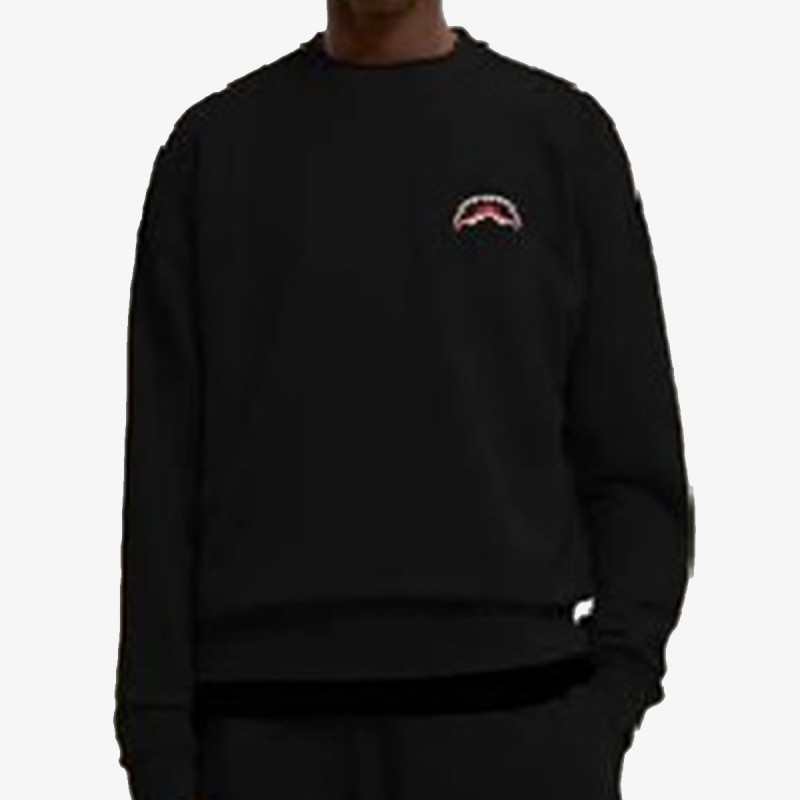 SPRAYGROUND KAPUCAR BLOCK PARTY CREWNECK BLK 