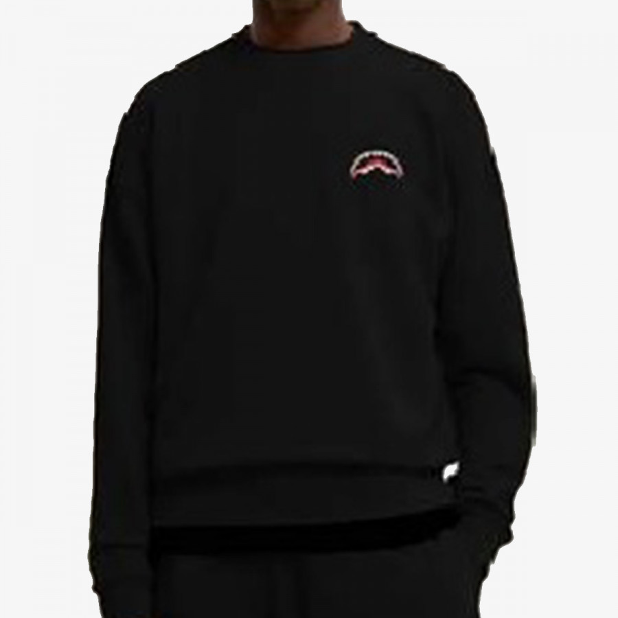 SPRAYGROUND KAPUCAR BLOCK PARTY CREWNECK BLK 