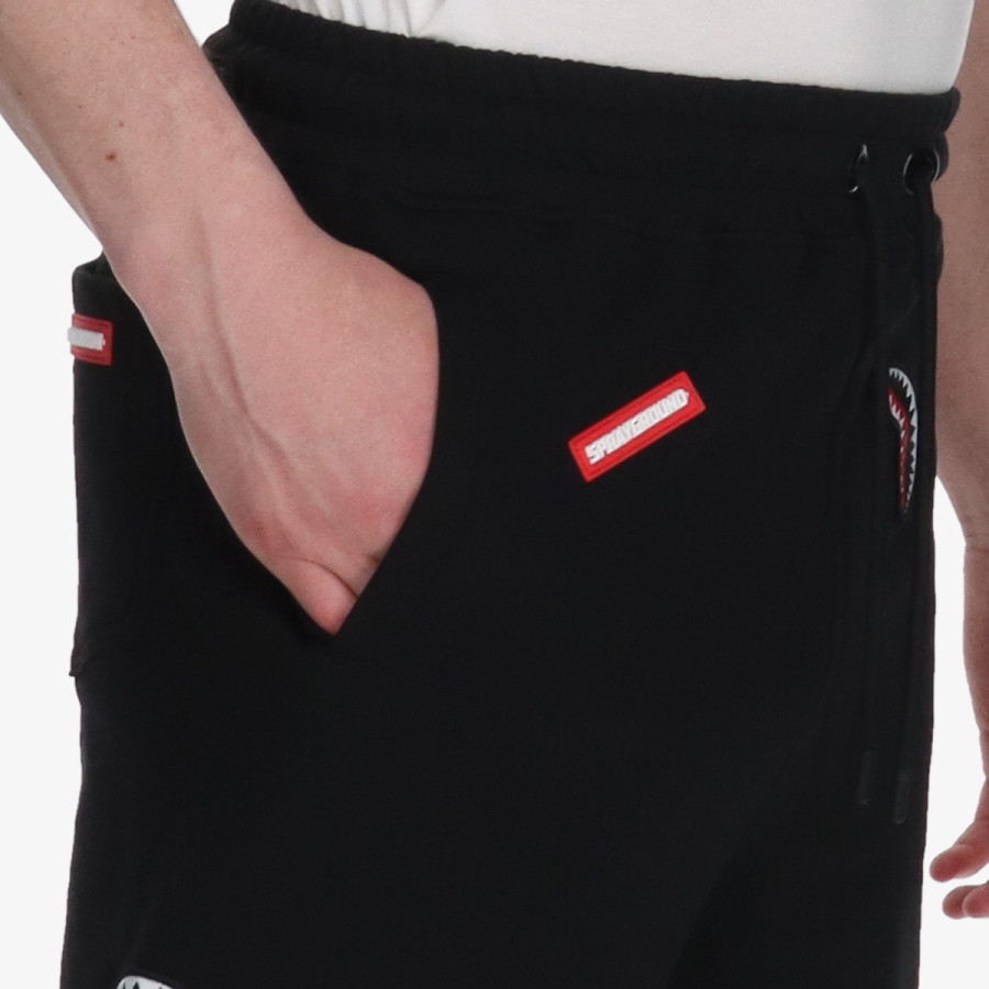 SPRAYGROUND KRATKE HLAČE SHARK PATCHES SHORTS BLK 