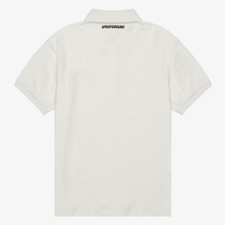 SPRAYGROUND KRATKA MAJICA SG JAQUARD POLO SHIRT WHT 