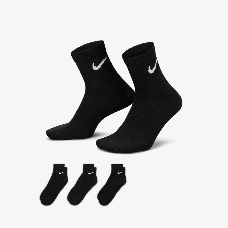 NIKE U NK EVERYDAY LTWT ANKLE 3PR 