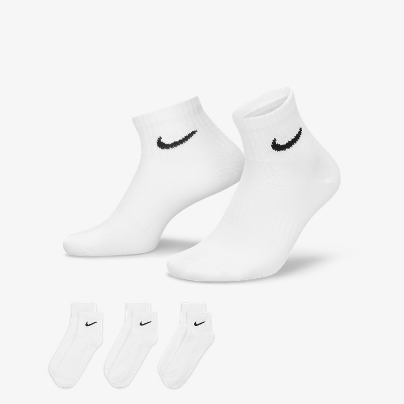 NIKE U NK EVERYDAY LTWT ANKLE 3PR 