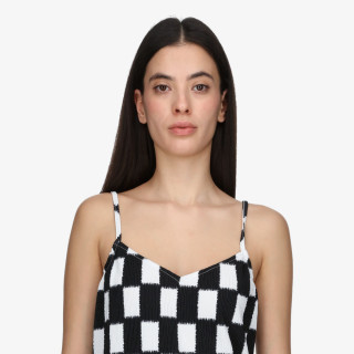 VANS OBLEKA BENTON CHECKER CAMI DRESS 