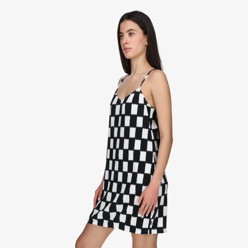VANS OBLEKA BENTON CHECKER CAMI DRESS 