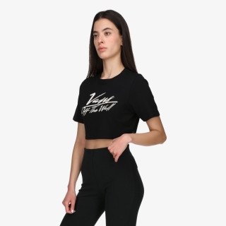 VANS KRATKA MAJICA GO ANYWHERE CREW CROP I Black 
