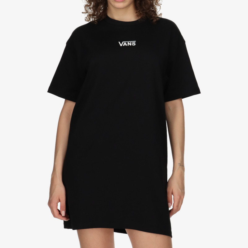 VANS OBLEKA WM CENTER VEE TEE DR BLACK 
