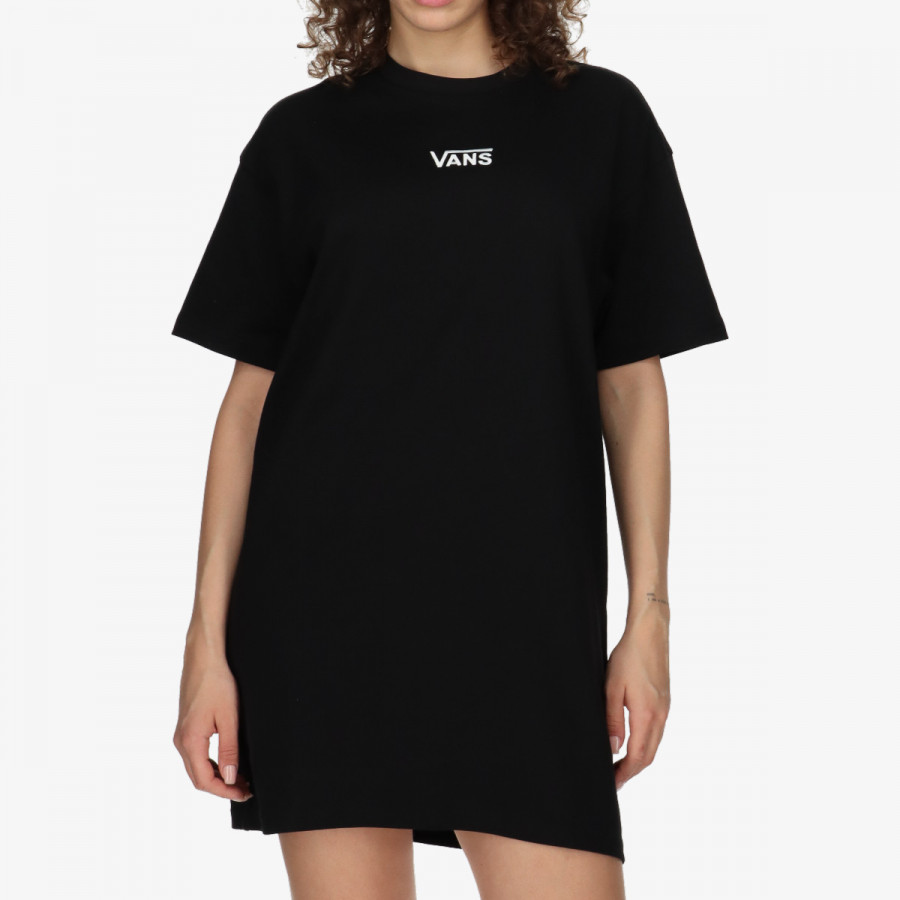 VANS OBLEKA WM CENTER VEE TEE DR BLACK 