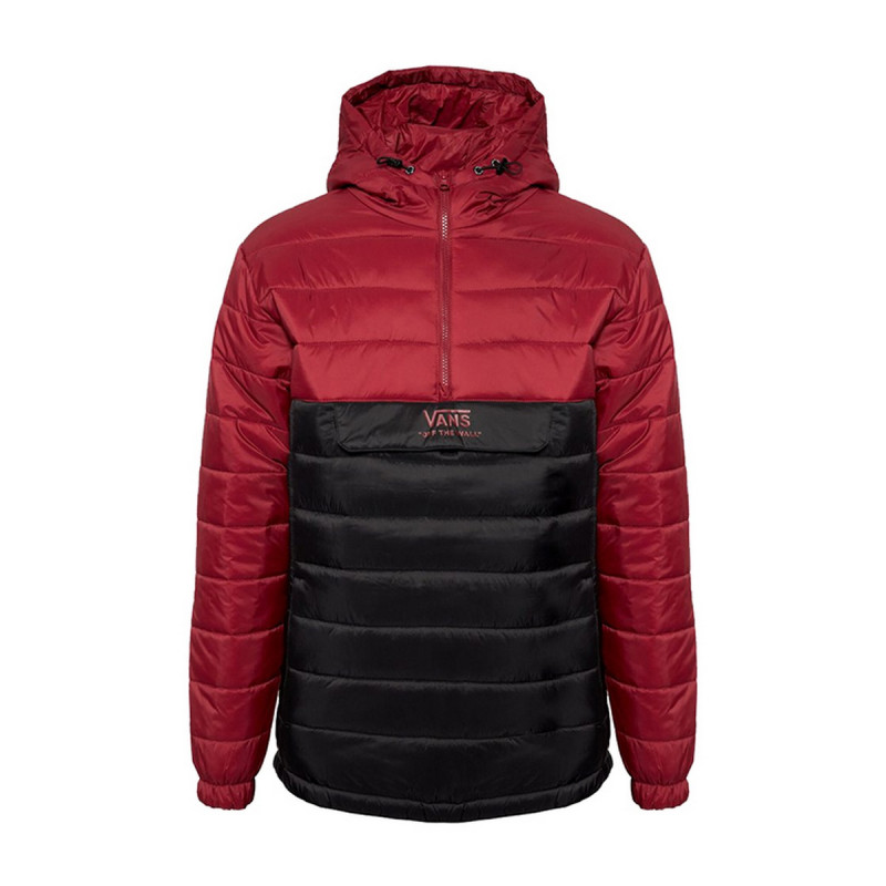 VANS JAKNA MN CARLTON PUFFER II POMEGRANATE/BLA 
