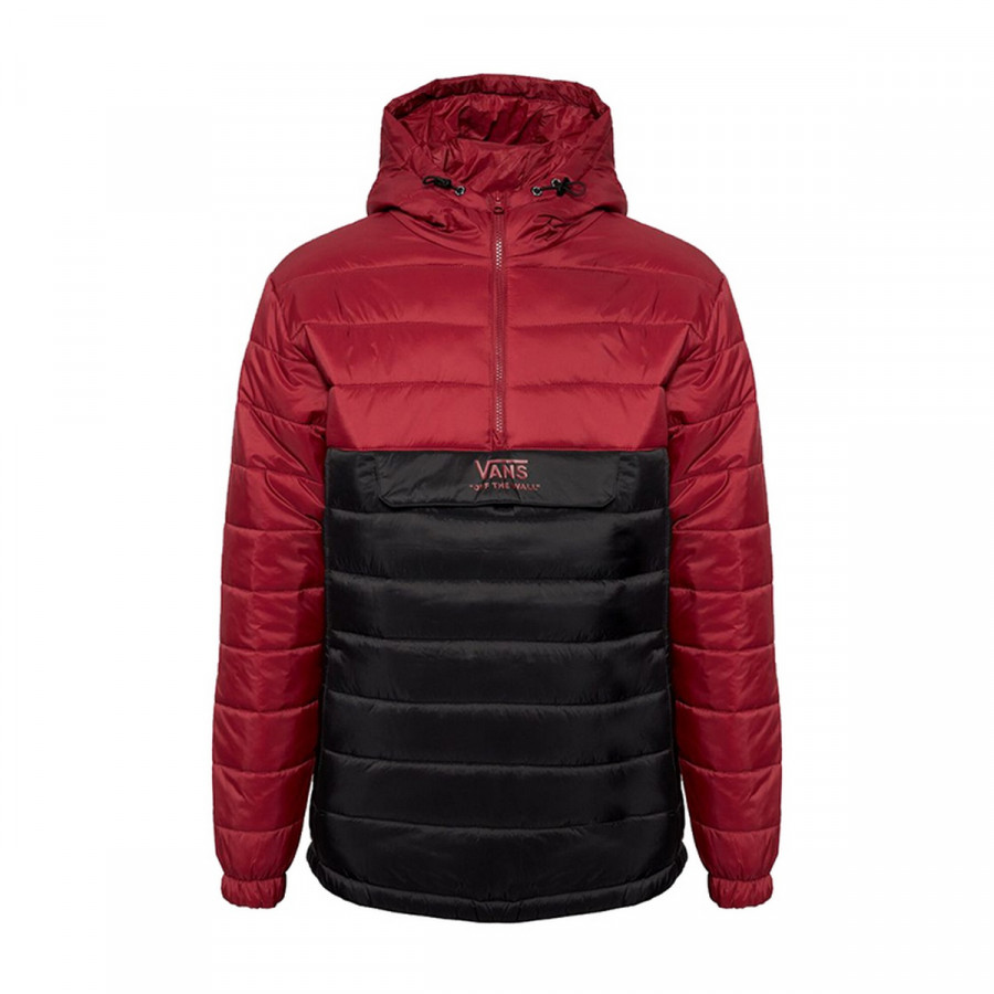 VANS JAKNA MN CARLTON PUFFER II POMEGRANATE/BLA 