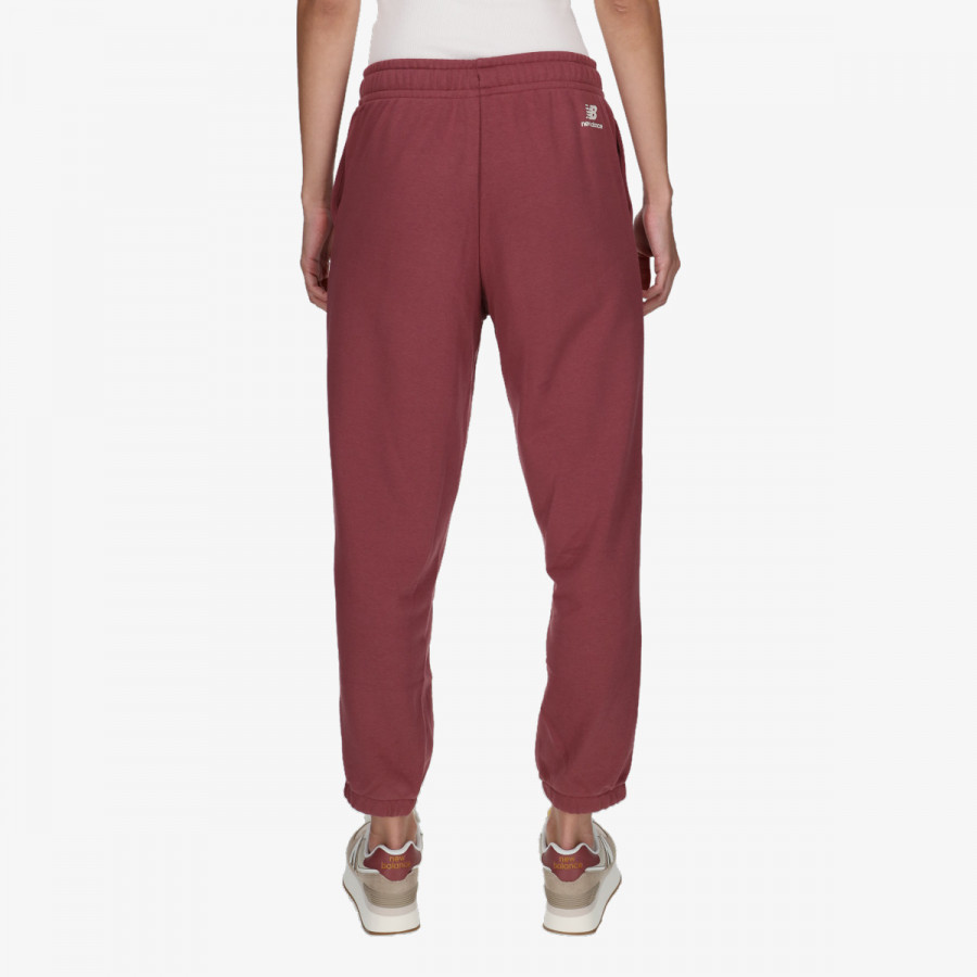 NEW BALANCE SPODNJI DELI TRENIRKE Essentials Varsity Fleece Pant 